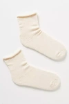 By Anthropologie Boxer Socks In White