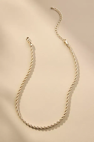 By Anthropologie Braided Chain Necklace In Gold