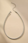 By Anthropologie Braided Chain Necklace In Metallic