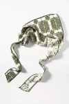By Anthropologie Bright Blooms Hair Scarf In Green