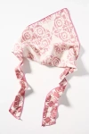 By Anthropologie Bright Blooms Hair Scarf In Pink
