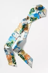 By Anthropologie Bright Icon Printed Hair Scarf In Blue