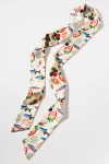 By Anthropologie Bright Icon Printed Hair Scarf In Sand