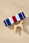 By Anthropologie British Dog Brooch In Gray