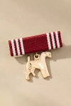 By Anthropologie British Dog Brooch In Red