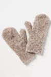 By Anthropologie Brushed Cozy Mittens In Beige