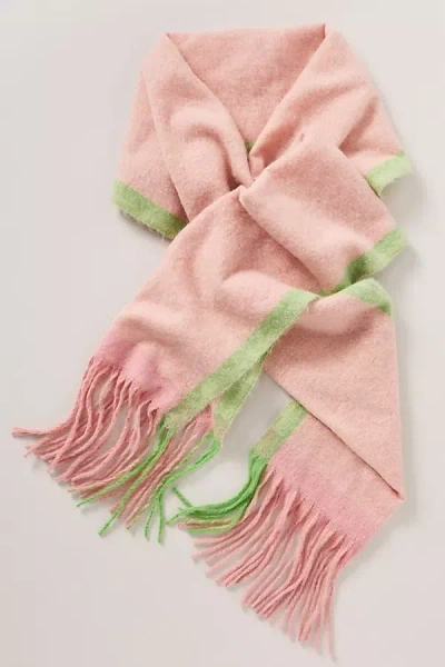 By Anthropologie Brushed Fringe Scarf In Multi