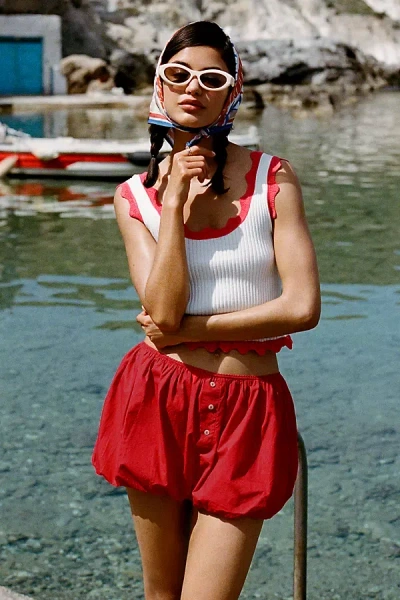 By Anthropologie Bubble-hem Boxer Shorts