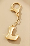 By Anthropologie Bubble Letter Monogram Bag Charm In Multicolor