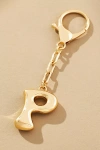 By Anthropologie Bubble Letter Monogram Bag Charm In Multicolor