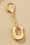 By Anthropologie Bubble Letter Monogram Bag Charm In Gold