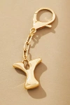 By Anthropologie Bubble Letter Monogram Bag Charm In Multicolor