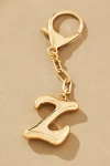 By Anthropologie Bubble Letter Monogram Bag Charm In Gold