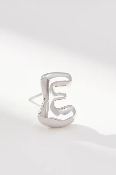 By Anthropologie Bubble Letter Monogram Post Earrings In Multicolor