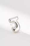 By Anthropologie Bubble Letter Monogram Post Earrings In Multicolor