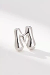 By Anthropologie Bubble Letter Monogram Post Earrings In Multicolor