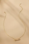 By Anthropologie Bubble Letter Zodiac Necklace In Zodiac