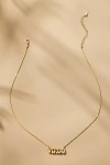 By Anthropologie Bubble Letter Zodiac Necklace