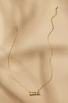 By Anthropologie Bubble Letter Zodiac Necklace