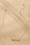By Anthropologie Bubble Letter Zodiac Necklace
