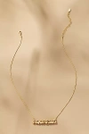 By Anthropologie Bubble Letter Zodiac Necklace