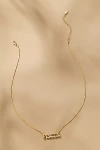 By Anthropologie Bubble Letter Zodiac Necklace