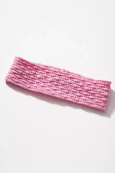 By Anthropologie Bubble Stretch Headband In Pink