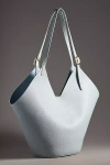 By Anthropologie Buckle-strap Tote In Green