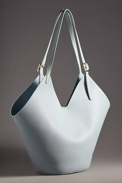 By Anthropologie Buckle-strap Tote In Green