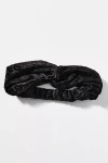By Anthropologie Burnout Velvet Twist Headband In Black