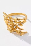 By Anthropologie Butterfly Wrap Ring In Gold