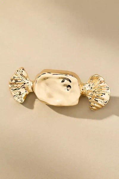 By Anthropologie Candy Brooch In Gold