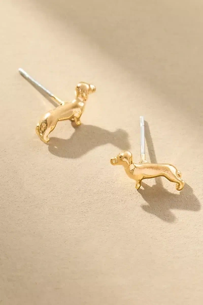By Anthropologie Candy Icon Stud Earrings In Gold