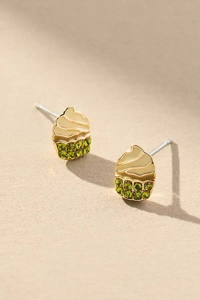 By Anthropologie Candy Icon Stud Earrings In Gold
