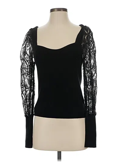 Pre-owned By Anthropologie Cardigan Sweater In Black