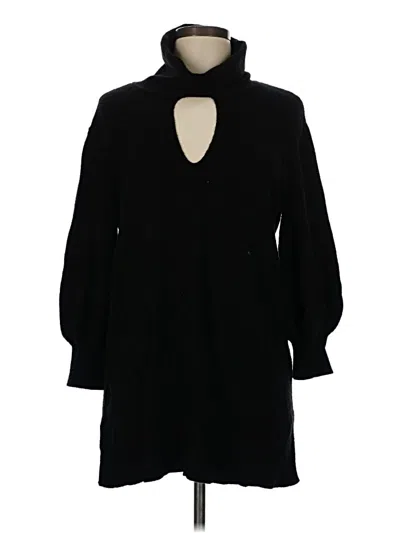 Pre-owned By Anthropologie Cardigan Sweater In Black