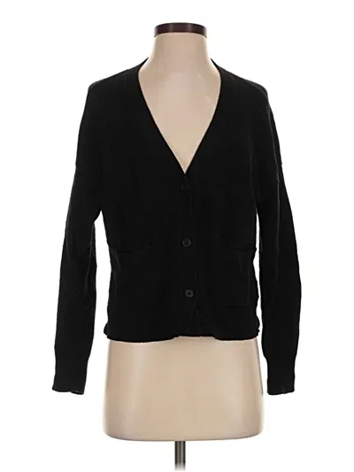 Pre-owned By Anthropologie Cardigan Sweater In Black