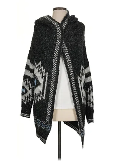 Pre-owned By Anthropologie Cardigan Sweater In Black