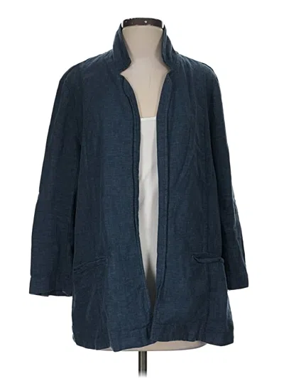 Pre-owned By Anthropologie Cardigan Sweater In Blue