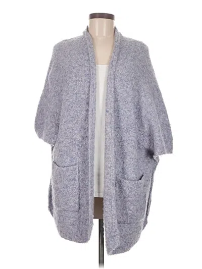 Pre-owned By Anthropologie Cardigan Sweater In Blue