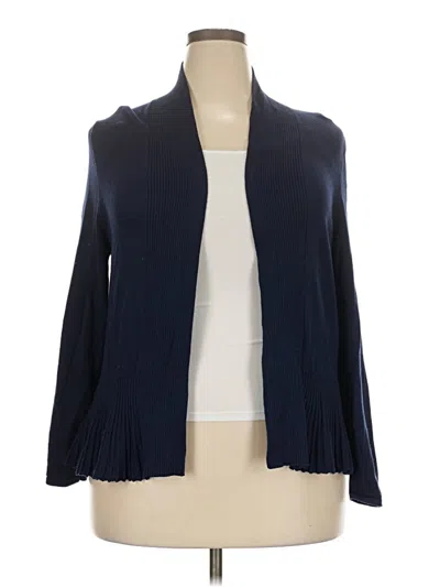 Pre-owned By Anthropologie Cardigan Sweater In Blue