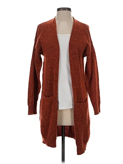Pre-owned By Anthropologie Cardigan Sweater In Brown