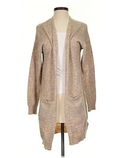 Pre-owned By Anthropologie Cardigan Sweater In Brown