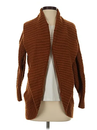 Pre-owned By Anthropologie Cardigan Sweater In Brown