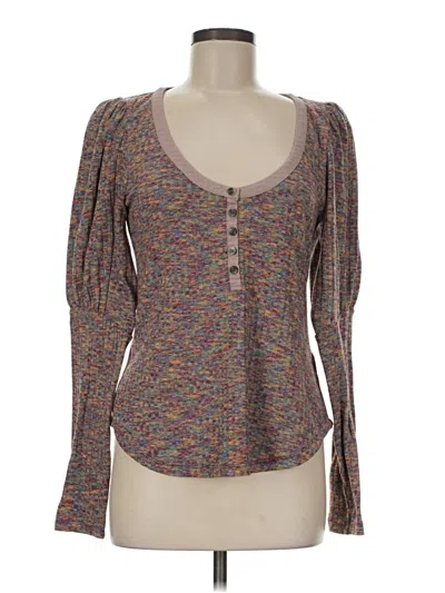 Pre-owned By Anthropologie Cardigan Sweater In Brown
