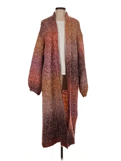 Pre-owned By Anthropologie Cardigan Sweater In Brown