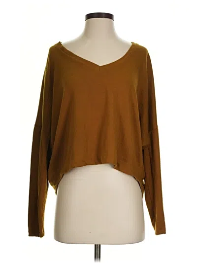 Pre-owned By Anthropologie Cardigan Sweater In Brown