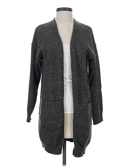 Pre-owned By Anthropologie Cardigan Sweater In Gray