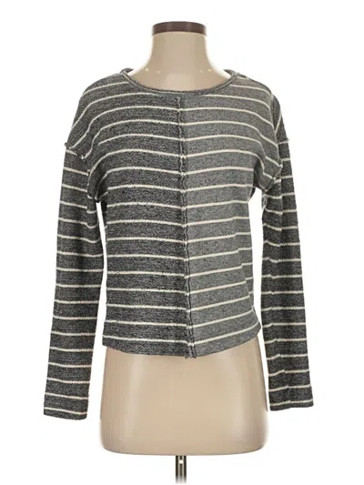 Pre-owned By Anthropologie Cardigan Sweater In Gray