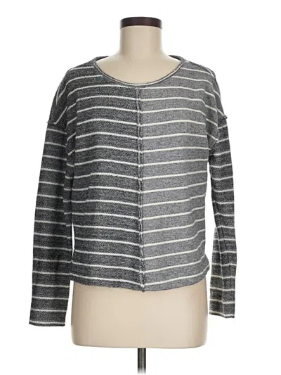 Pre-owned By Anthropologie Cardigan Sweater In Gray